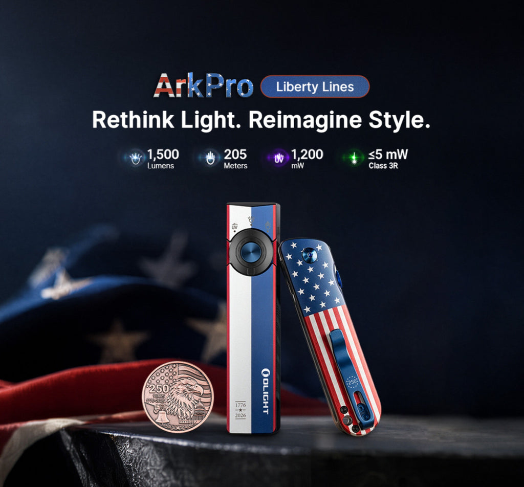 OLIGHT The Independence Duo | Limited Edition EDC Flashlight & Knife Bundle