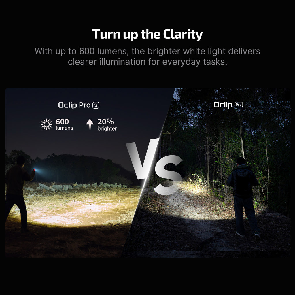 OLIGHT Oclip Pro S (Black Armor Edition)