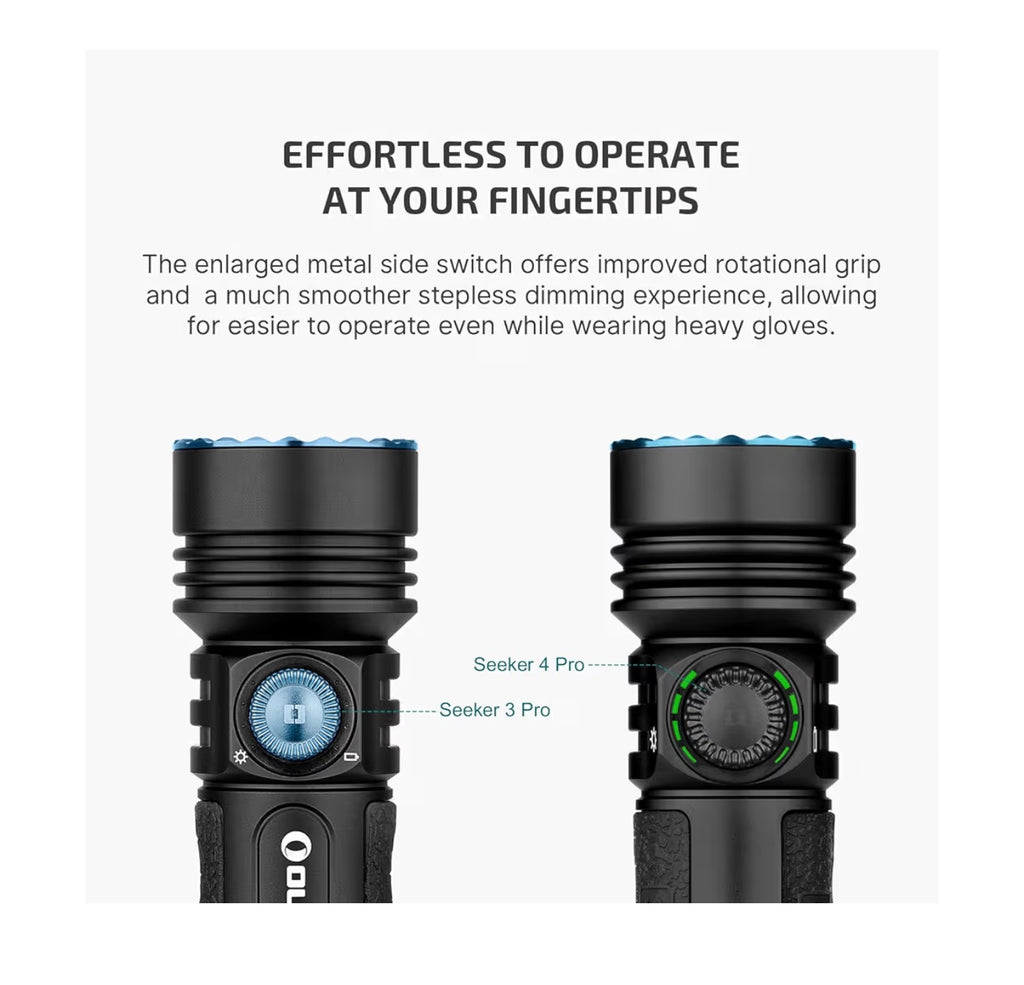 OLIGHT Seeker 4 Pro (Matte Black Cool White)