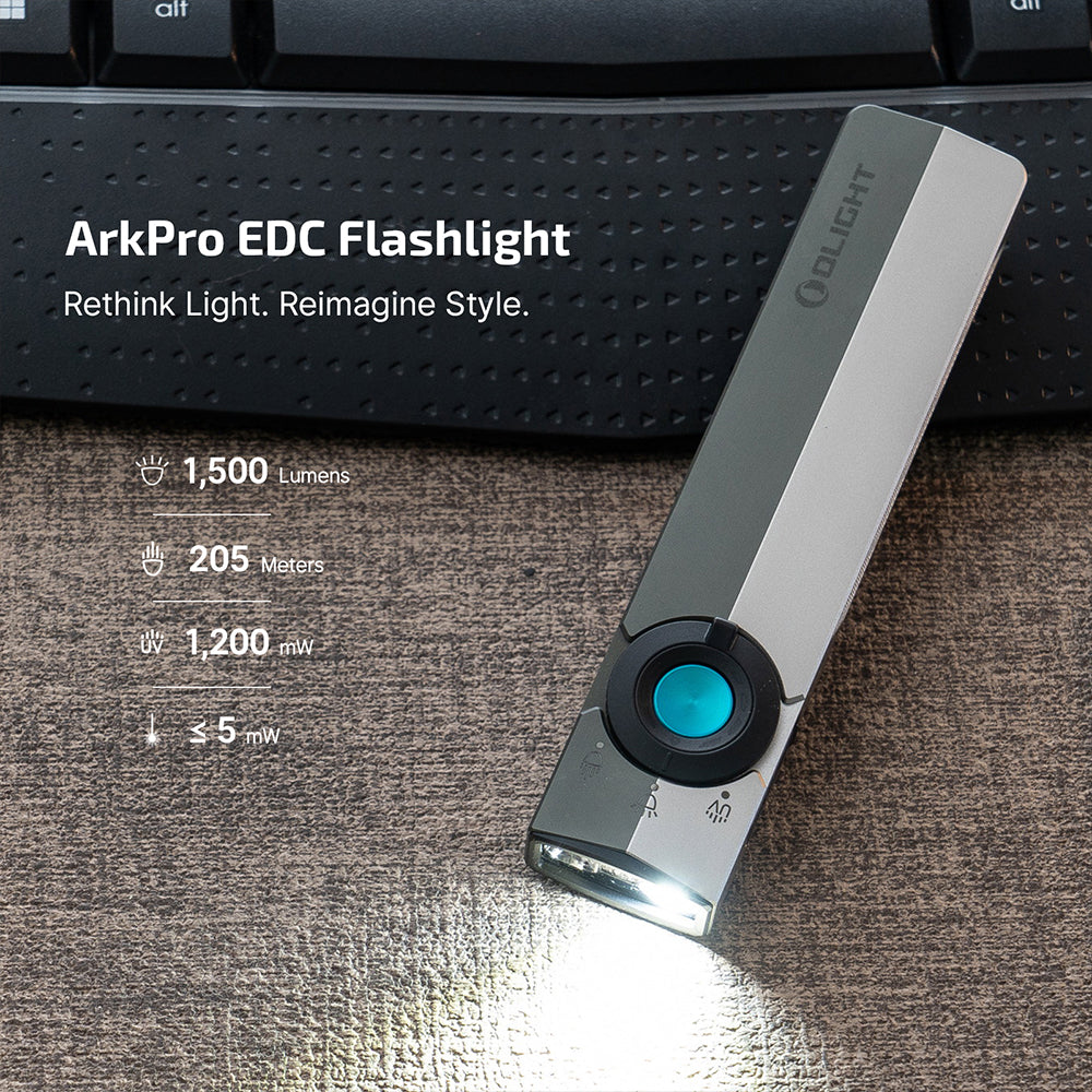 OLIGHT ArkPro (Dual Tone Silver Graphite CW)