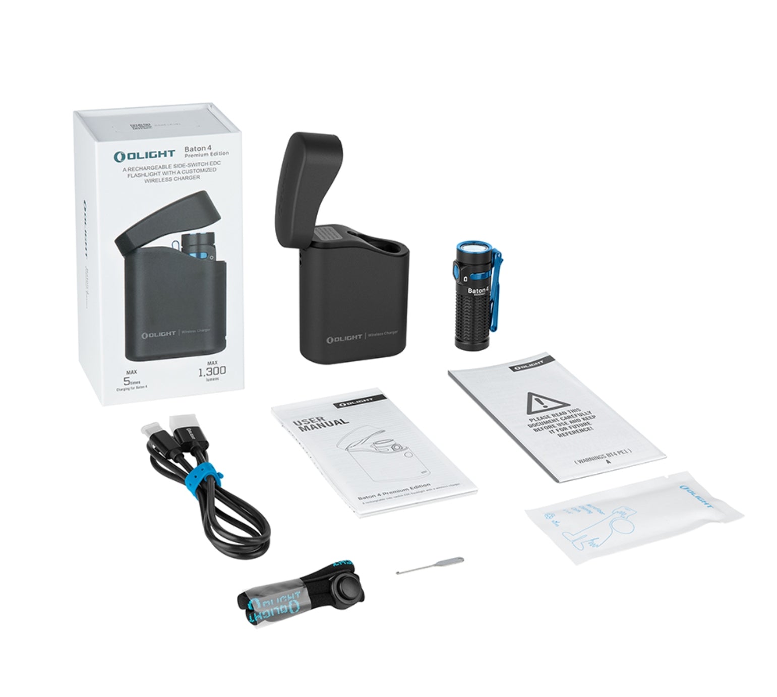 OLIGHT Baton 4 Premium  (Black)