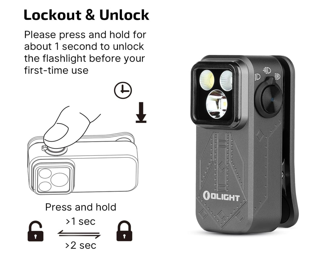 OLIGHT Oclip Pro EDC (Phantom Squadron)