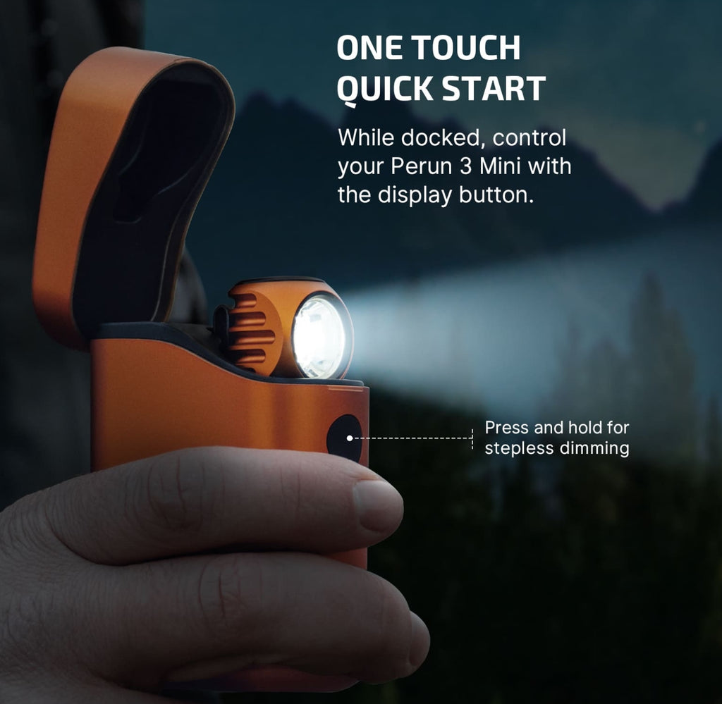 OLIGHT Perun 3 Mini Premium Headlamp (Orange)