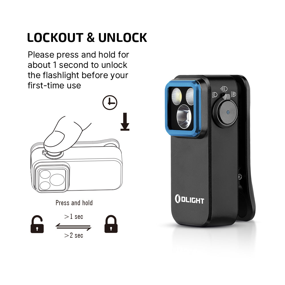 OLIGHT Oclip Pro EDC (Black)