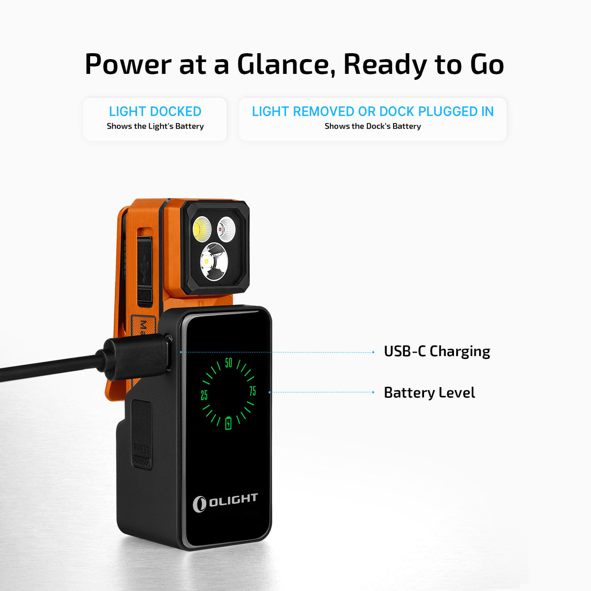 OLIGHT Oclip 2 Ultra & Premium Clip Flashlight (Amber Orange)