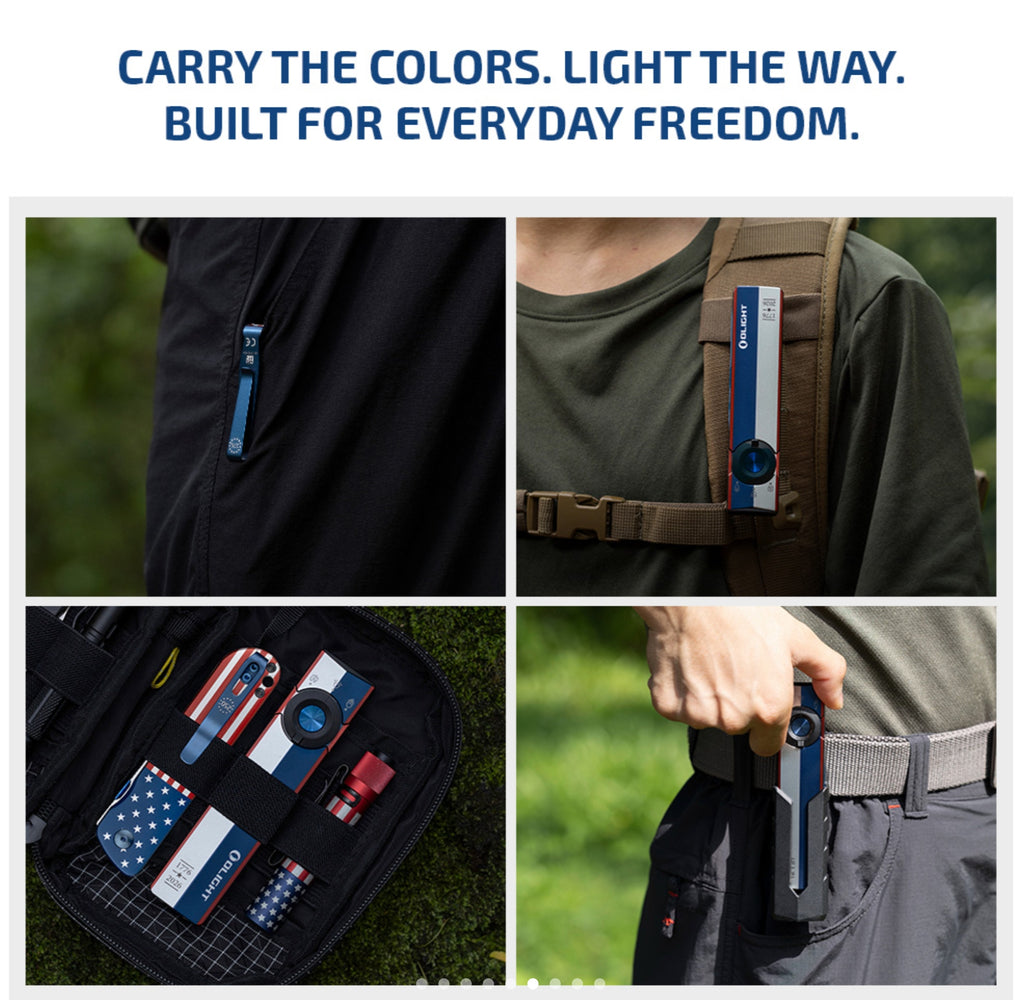 OLIGHT The Independence Duo | Limited Edition EDC Flashlight & Knife Bundle