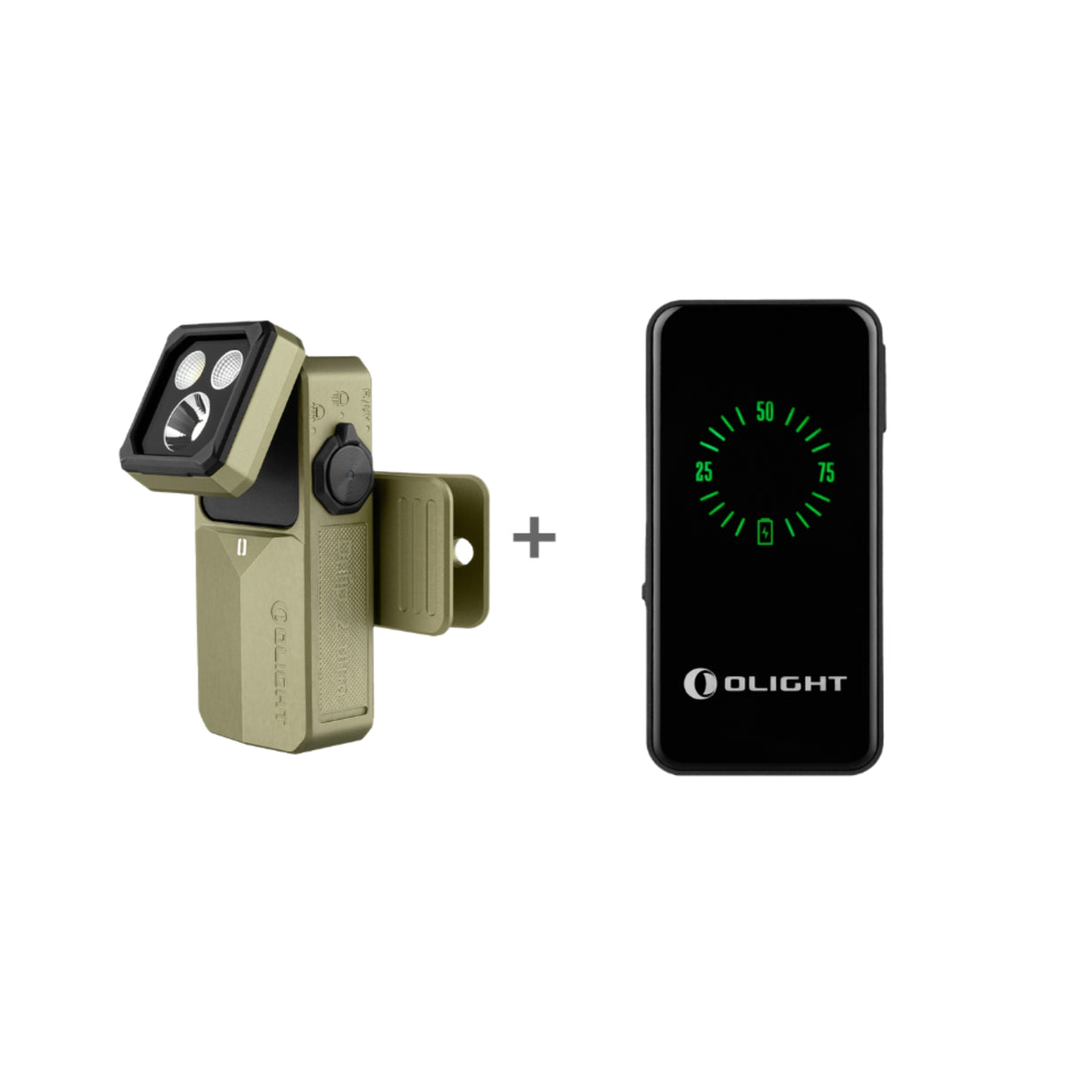 OLIGHT Oclip 2 Ultra & Premium Clip Flashlight (Olive Green)