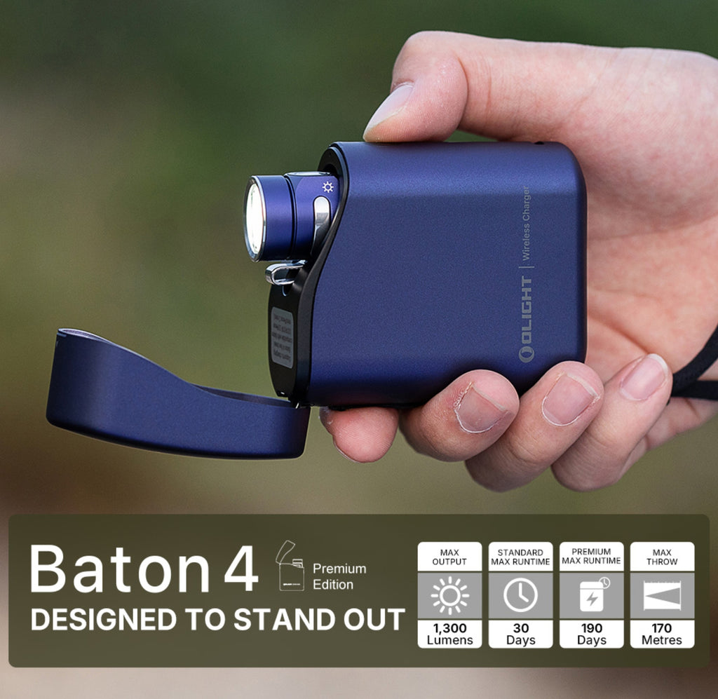 OLIGHT Baton 4 Premium  (Regal Blue)