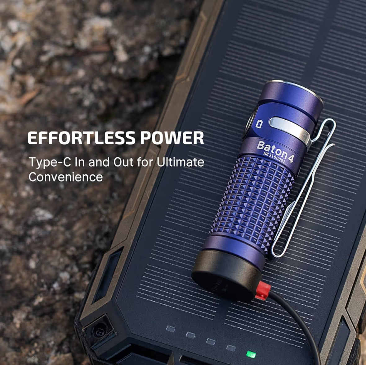 OLIGHT Baton 4 EDC (Regal Blue)