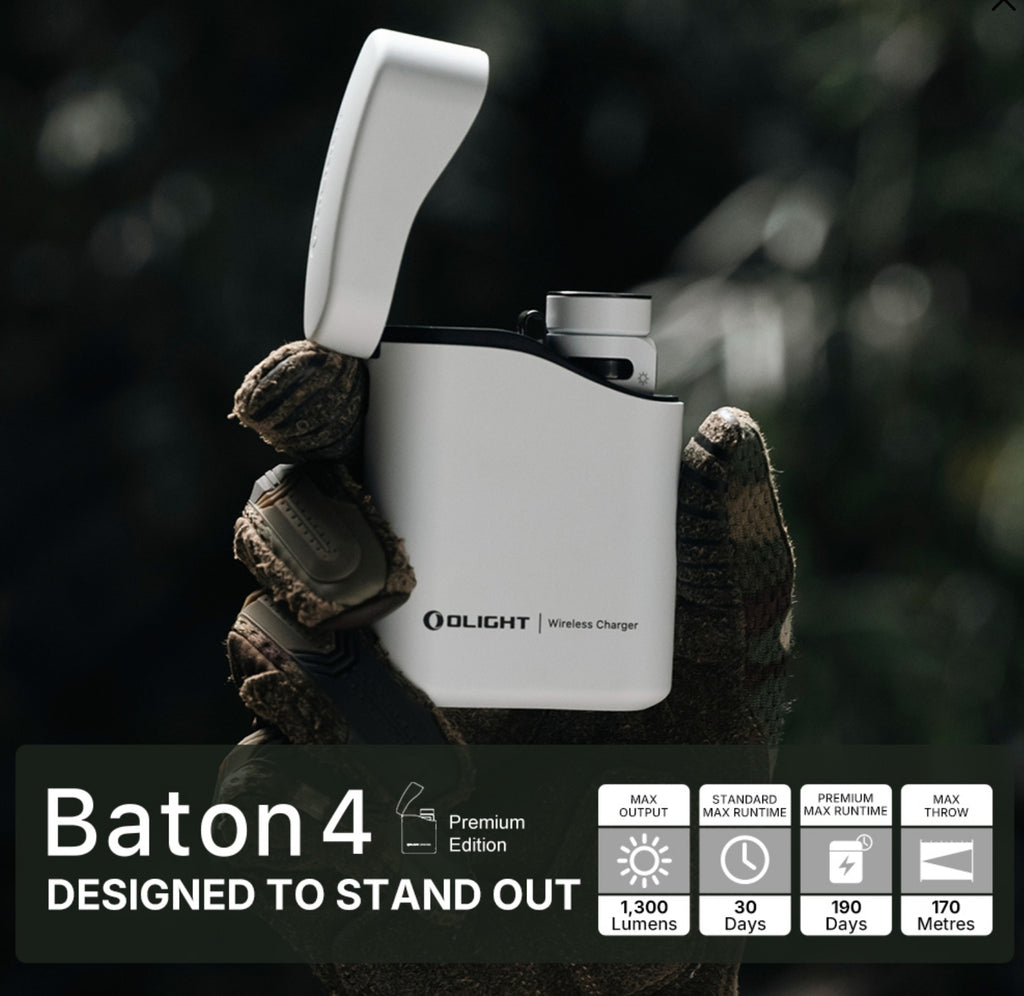 OLIGHT Baton 4 Premium  (White)