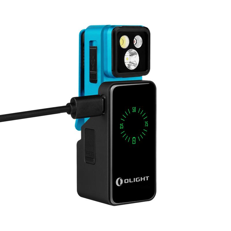 OLIGHT Oclip 2 Pro Rechargeable +Charging Dock (Tidal Blue)