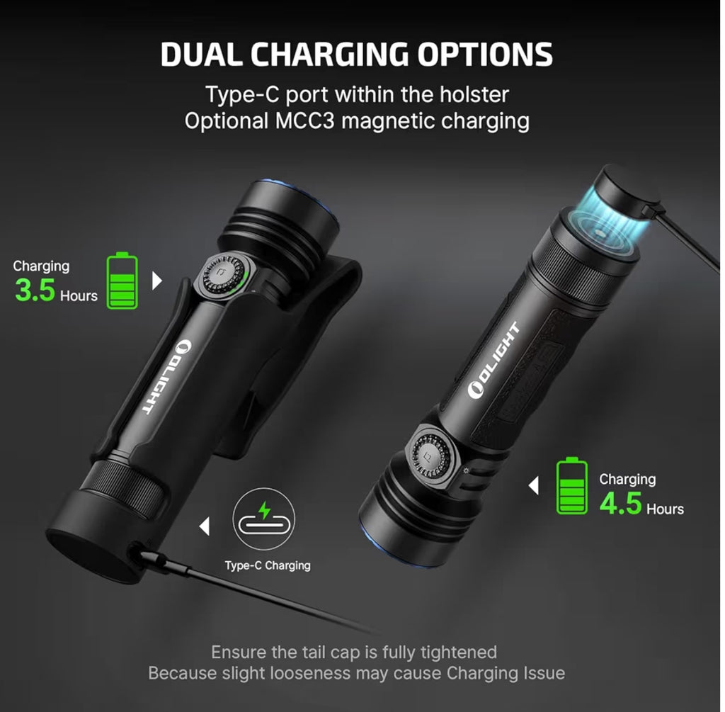 OLIGHT Seeker 4 Pro (Matte Black Cool White)
