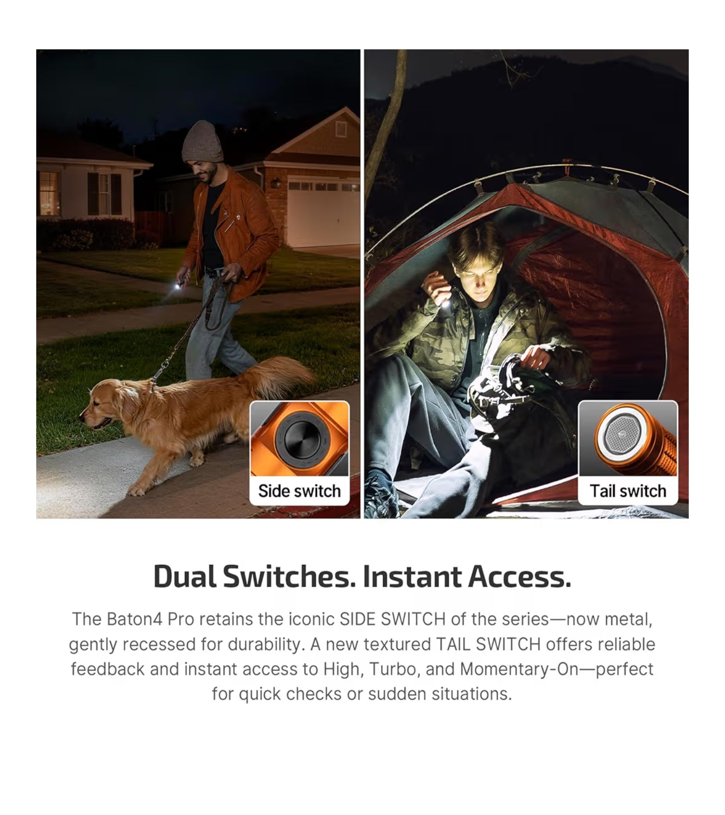 OLIGHT Baton 4 Pro (Orange)