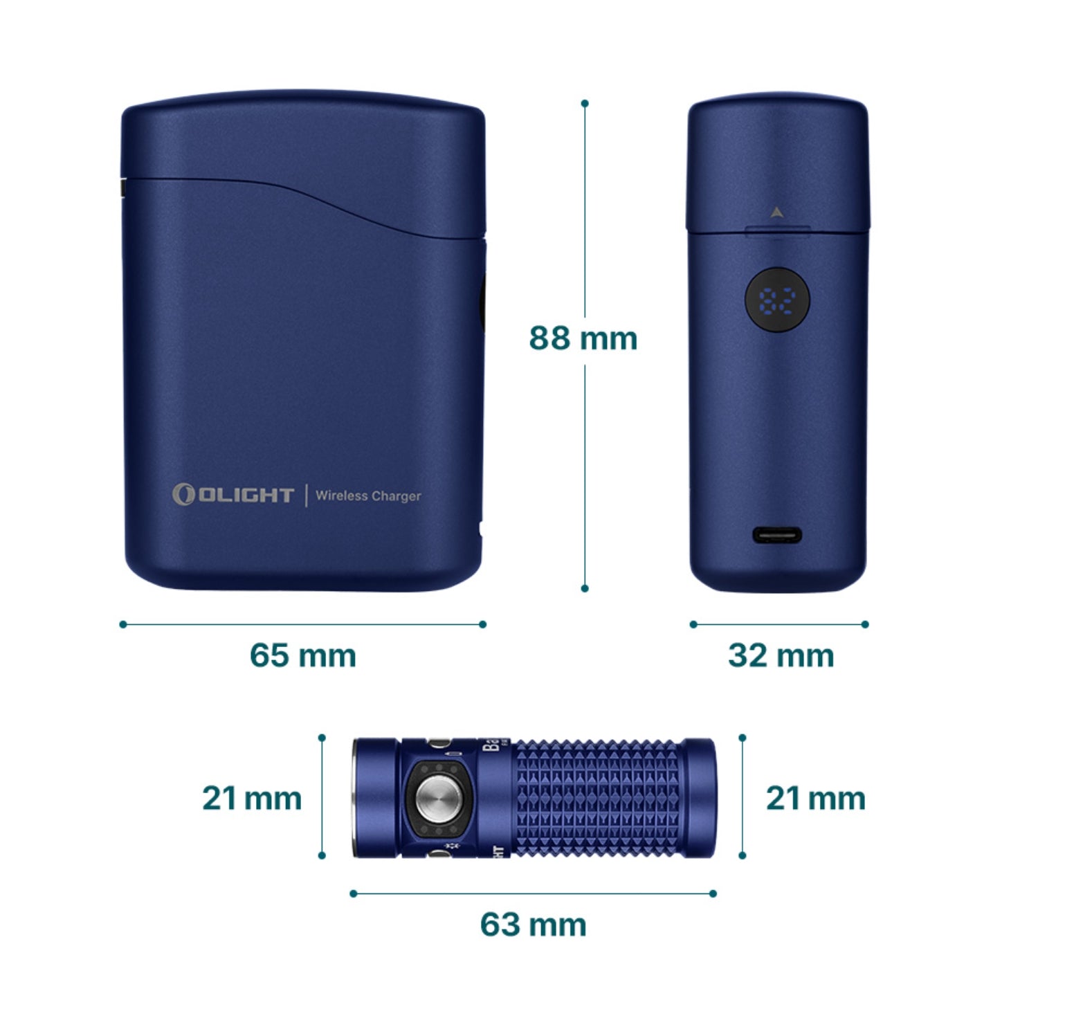 OLIGHT Baton 4 Premium  (Regal Blue)
