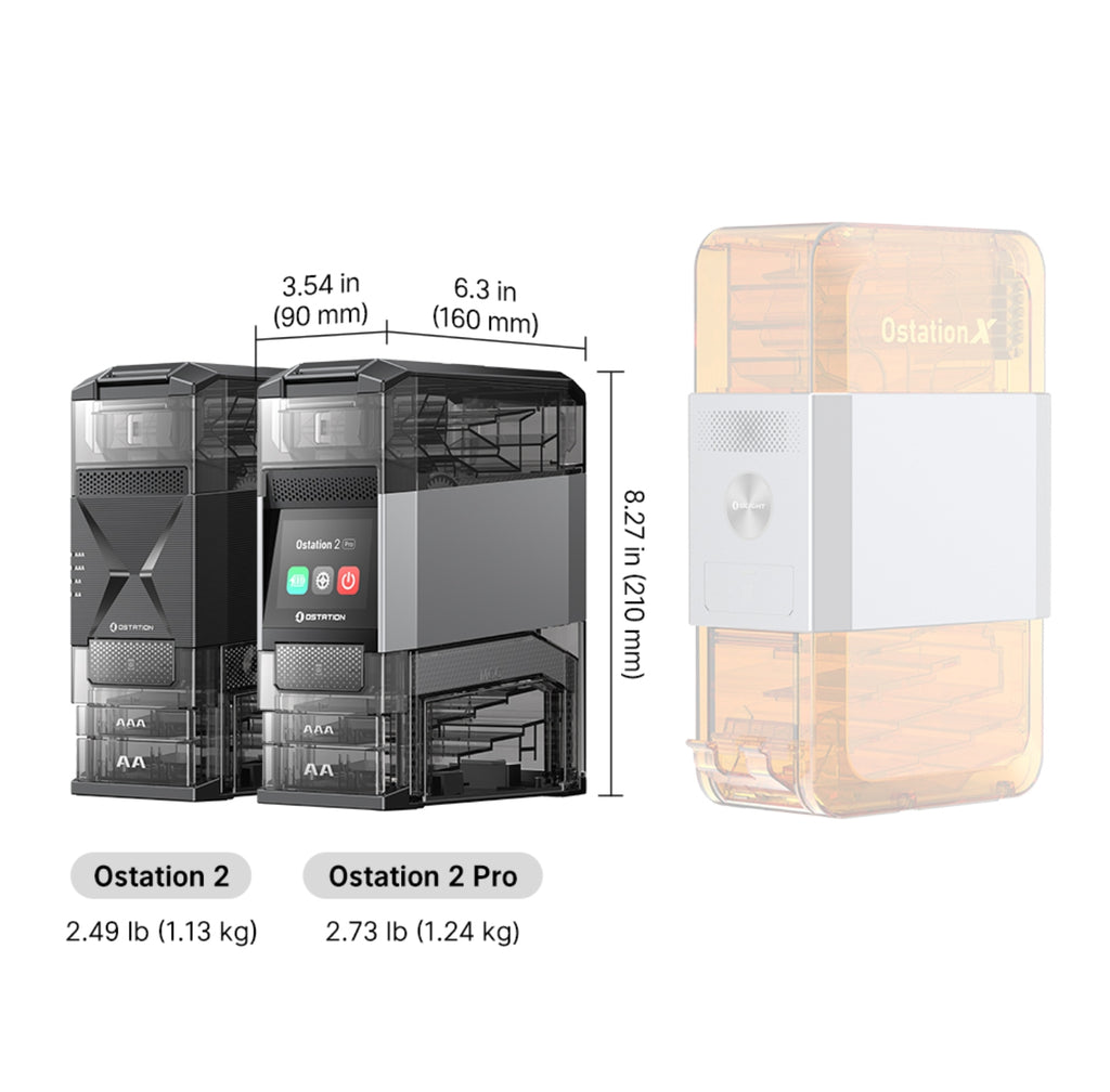 Ostation 2 Pro AA AAA Rechargeable Battery Charger