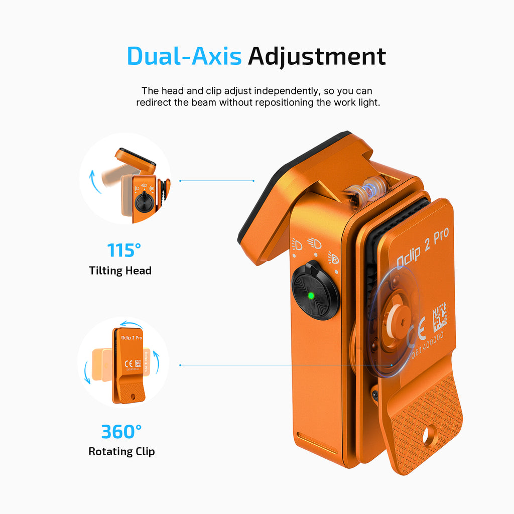 OLIGHT Oclip 2 Pro (Orange)