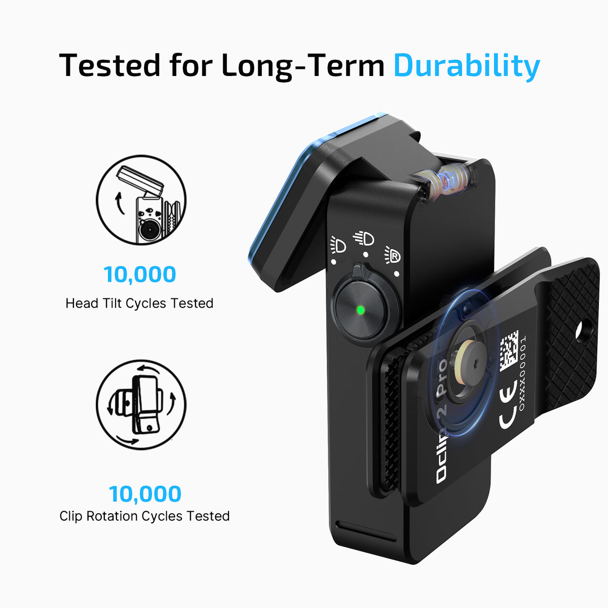OLIGHT Oclip 2 Pro Rechargeable +Charging Dock (Black)