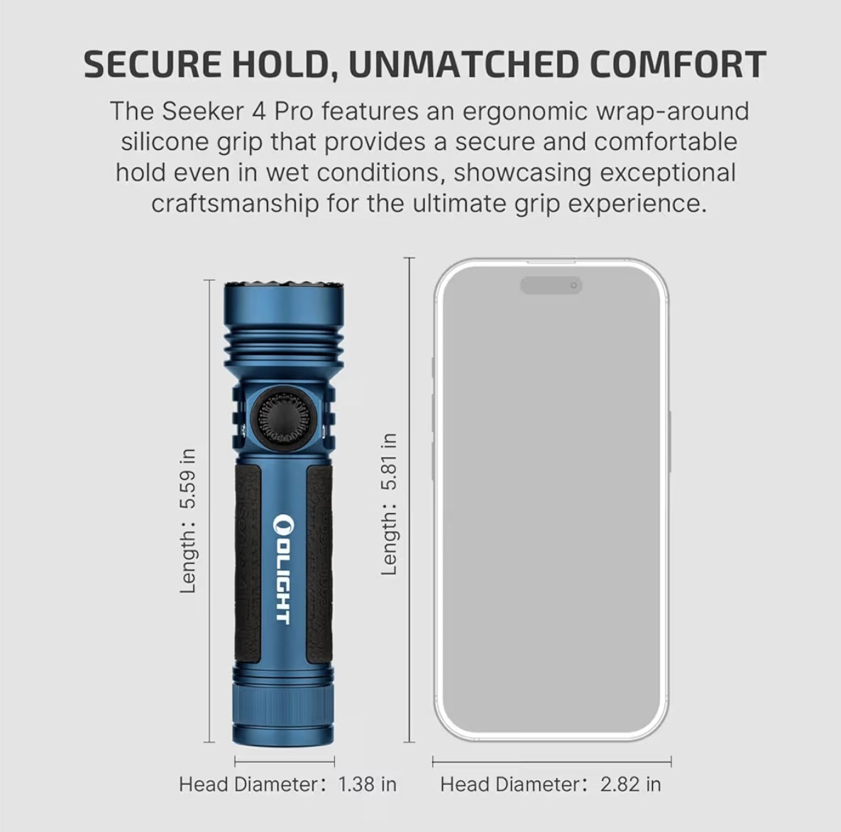 OLIGHT Seeker 4 Pro (Midnight Blue Cool White)