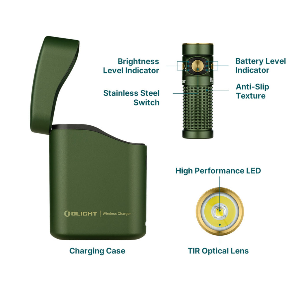 OLIGHT Baton 4 Premium  (OD Green)