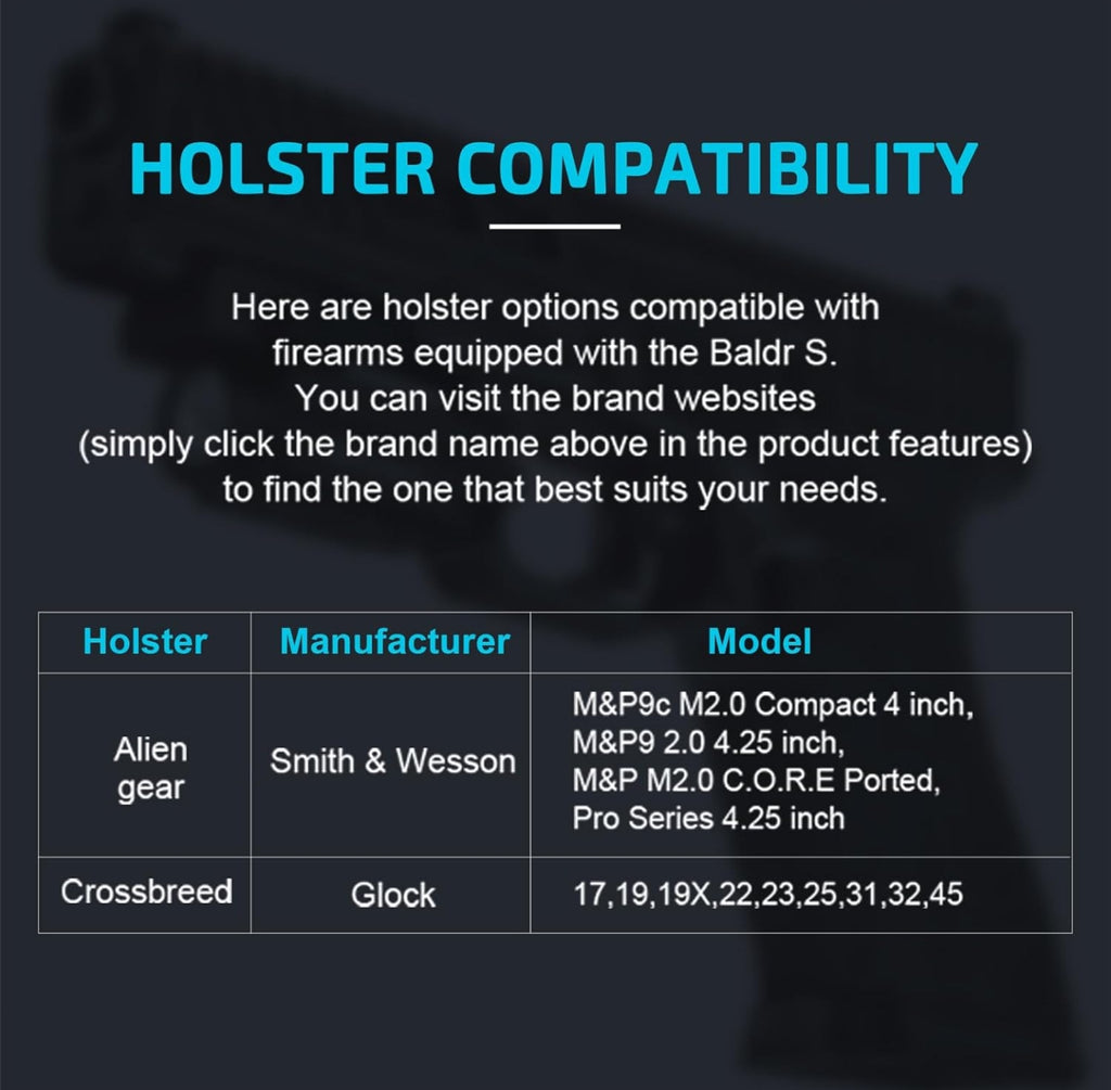 OLIGHT Baldr S 800 Lumens Compact Rail Mount Weaponlight with Green Beam