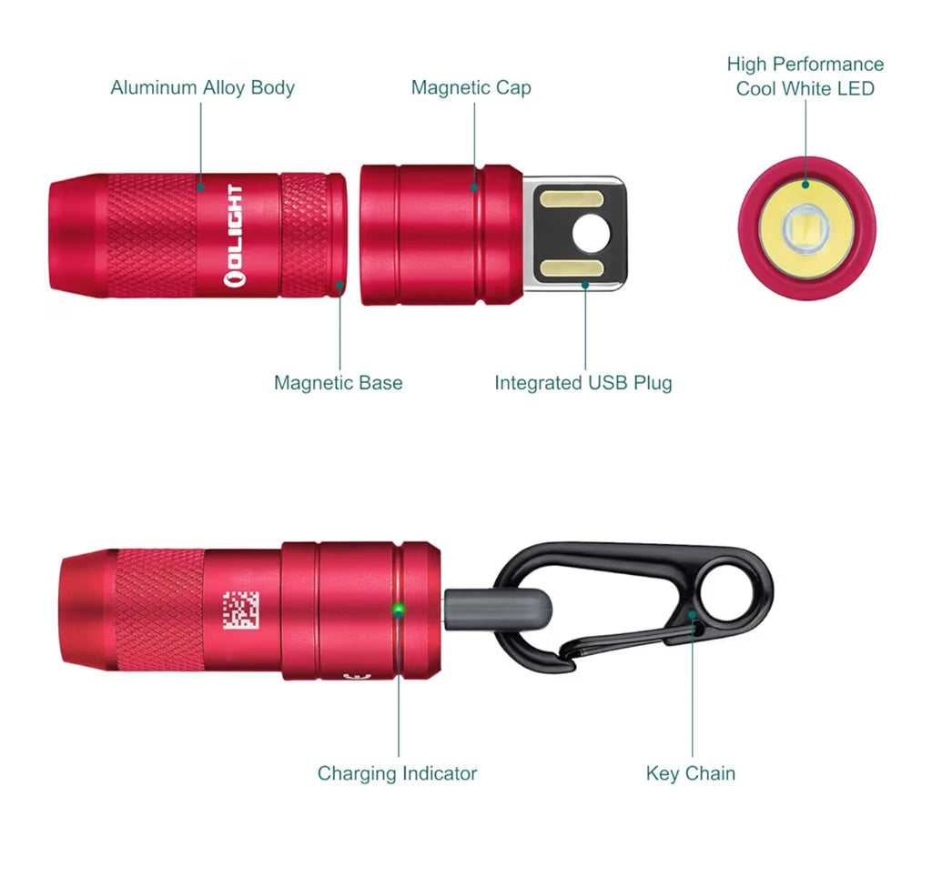 OLIGHT iMINI 2 EDC (Passionate Red)