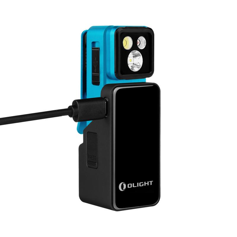 OLIGHT Oclip 2 Pro Rechargeable +Charging Dock (Tidal Blue)