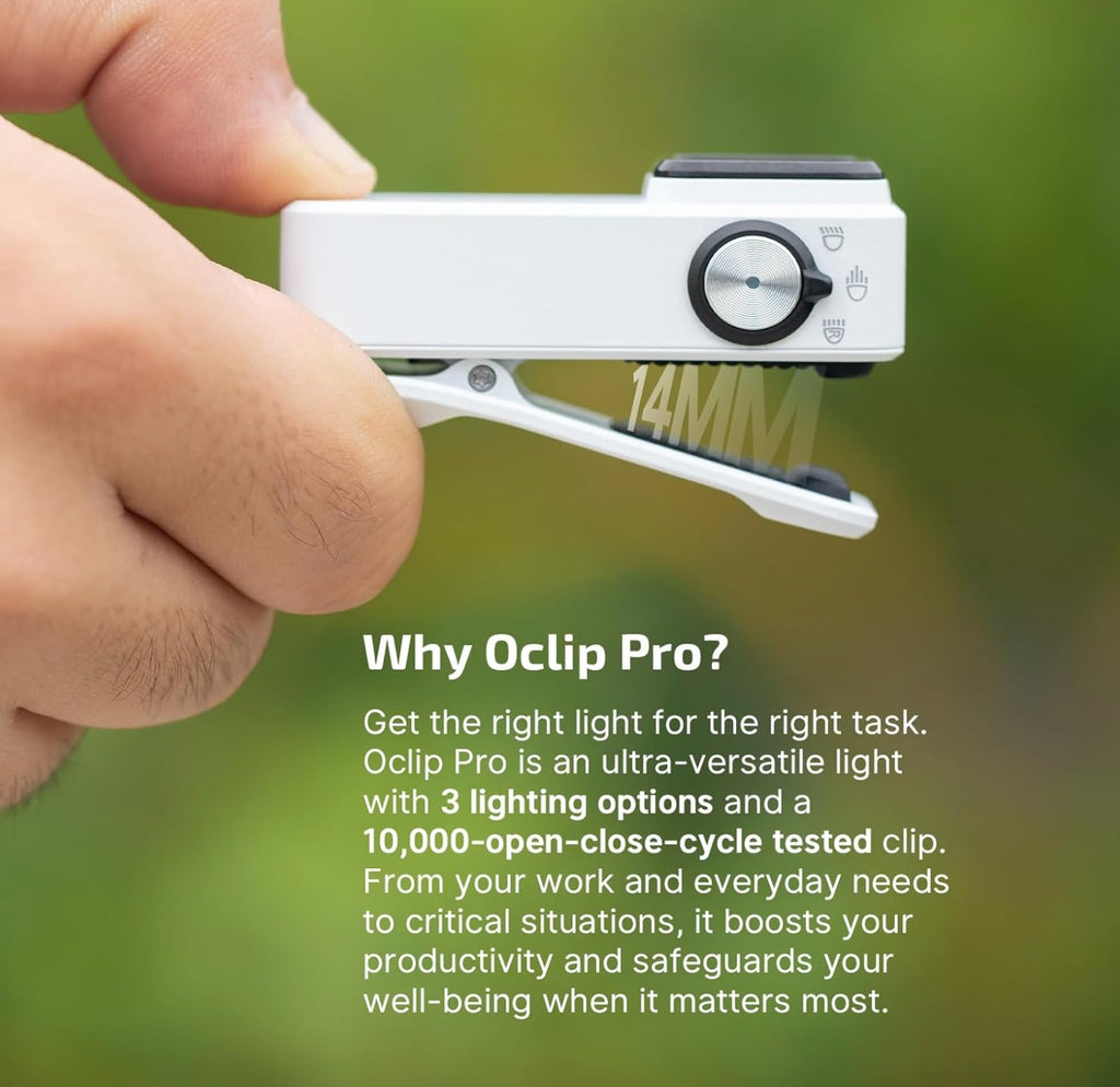 OLIGHT Oclip Pro EDC (White)