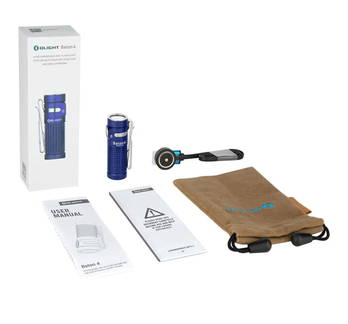 OLIGHT Baton 4 EDC (Regal Blue)