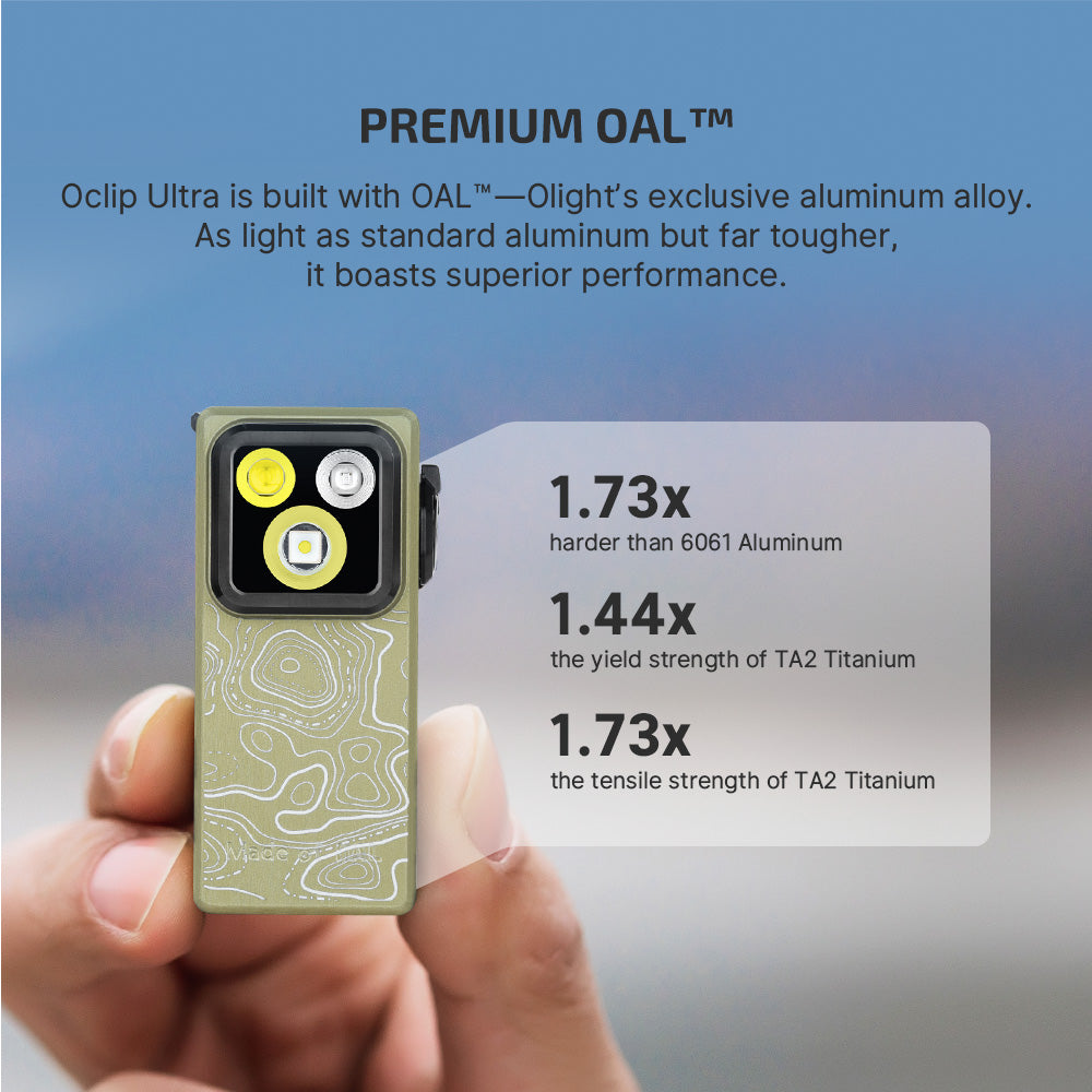 OLIGHT Oclip Ultra EDC (Olive TOPO)