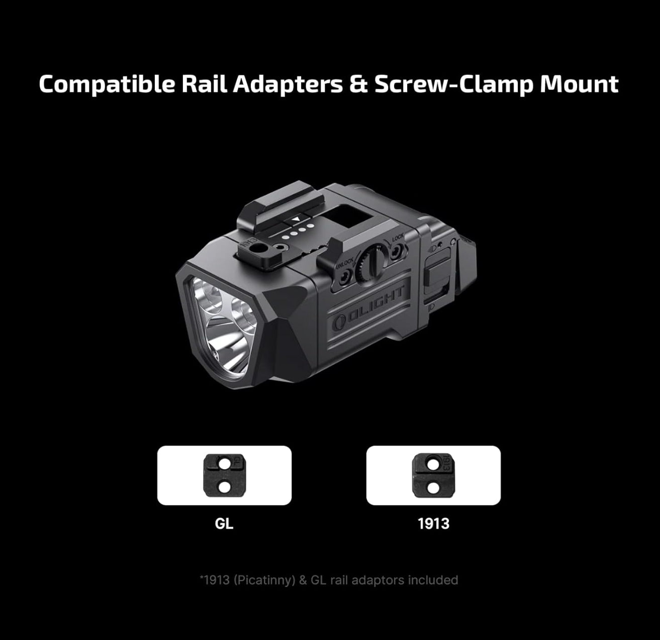 OLIGHT PL X Tactical Flashlight (Matte Black)