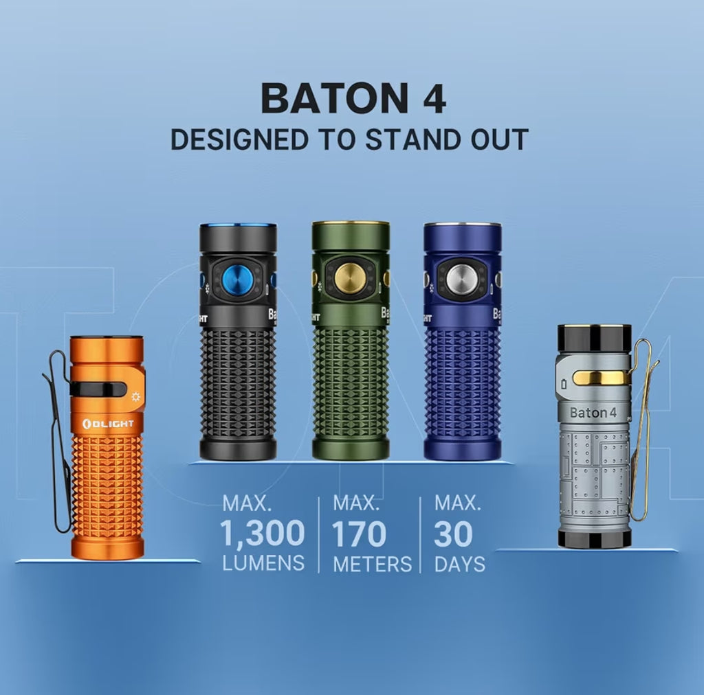 OLIGHT Baton 4 EDC (OD Green)