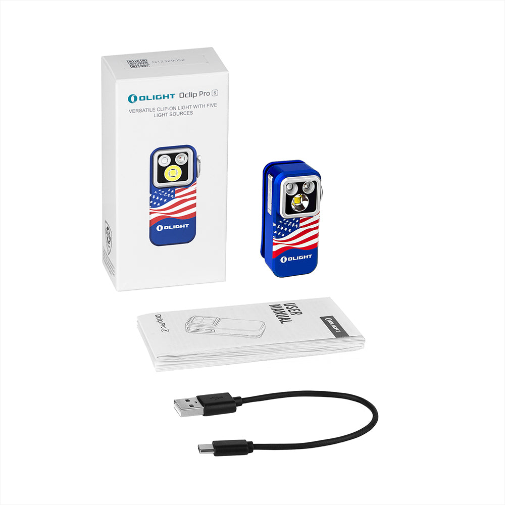 OLIGHT Oclip Pro S (Stars & Stripes Edition)